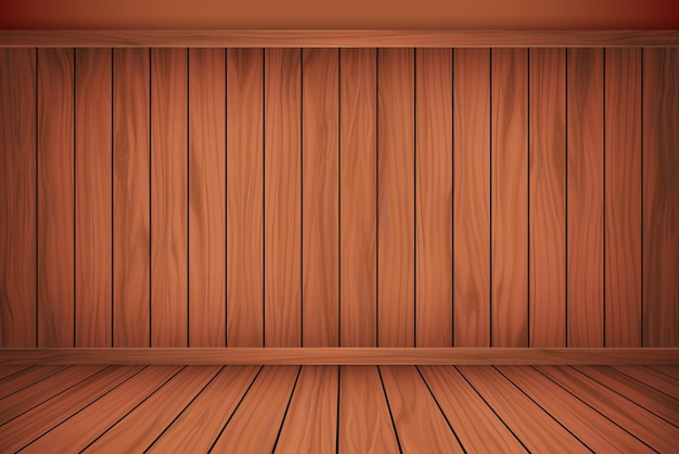 Vector vector illustration beautiful wood wall floor vintage alignment texture pattern background.