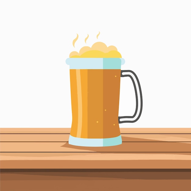 Vector vector illustration of beer mug