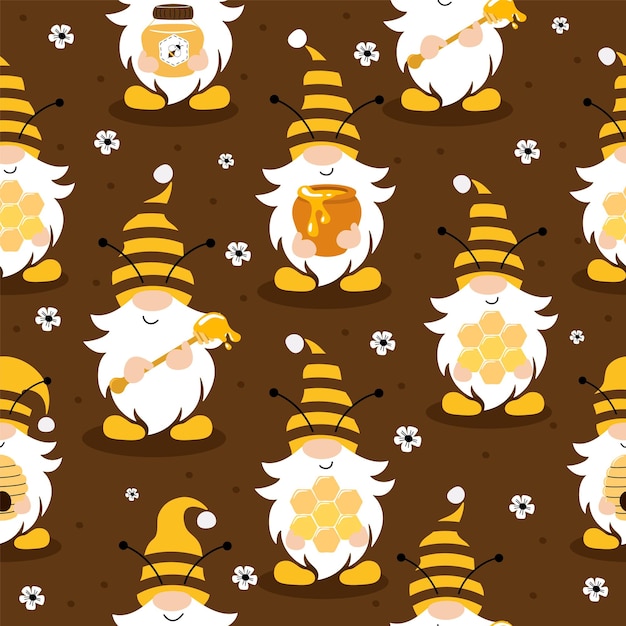 Vector illustration of bees