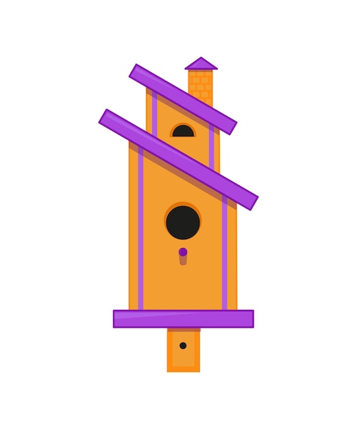 Vector vector illustration of birdhouse