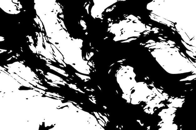 白い背景上の黒い抽象的なテクスチャのベクトルイラスト