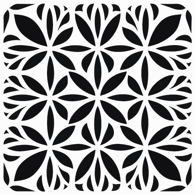 vector illustration of black and white pattern