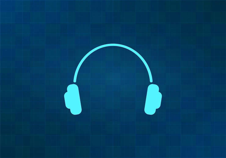 Vector vector illustration on blue background
