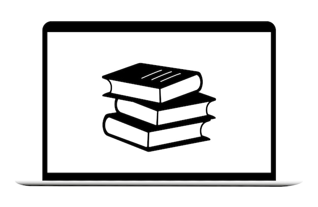 Illustrazione vettoriale di un libro su uno sfondo trasparente