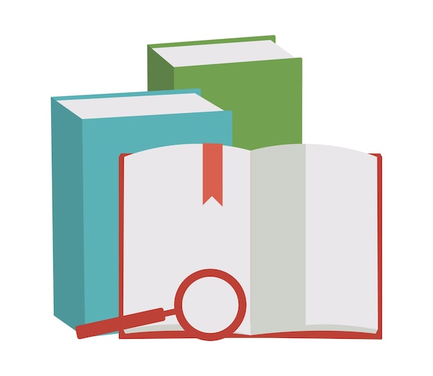 Vector illustration of book