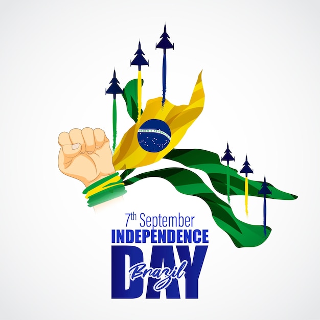 Vector illustration for Brazil Independence Day