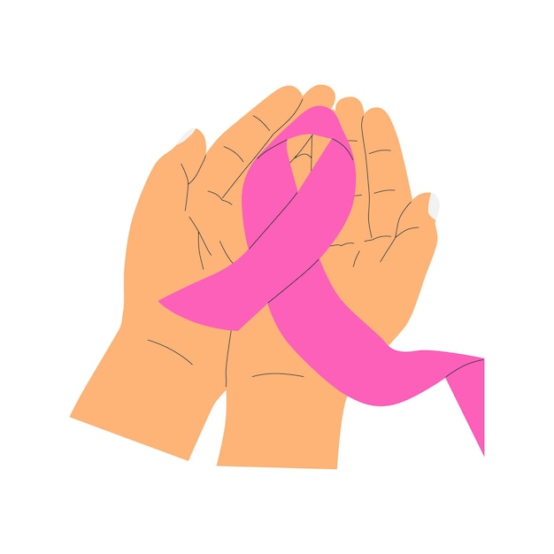 vector illustration of Breast Cancer Awareness