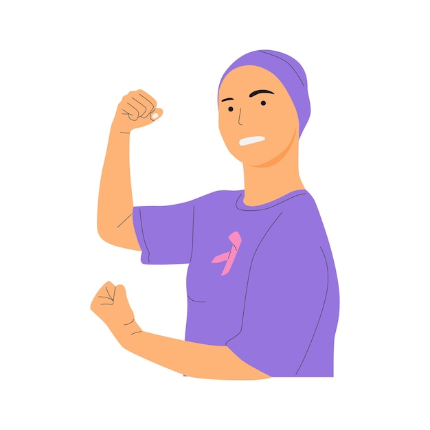 vector illustration of Breast Cancer Care concept