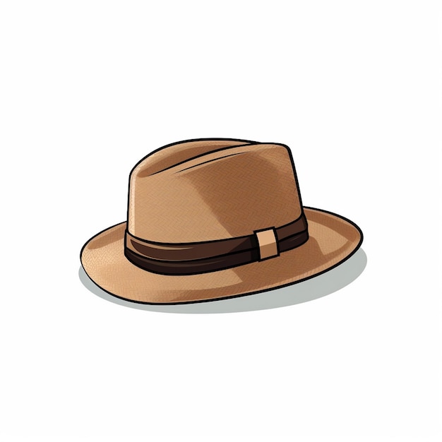 ベクトル イラスト キャップ分離帽子ファッション デザイン アイコン セット漫画白いアクセサリー ヒー