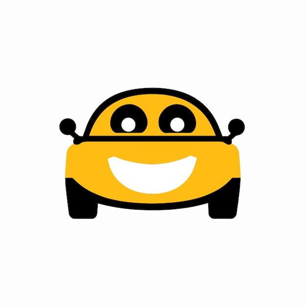 Vector illustration of car emoji