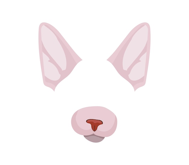 Vector illustration of Cat Mask