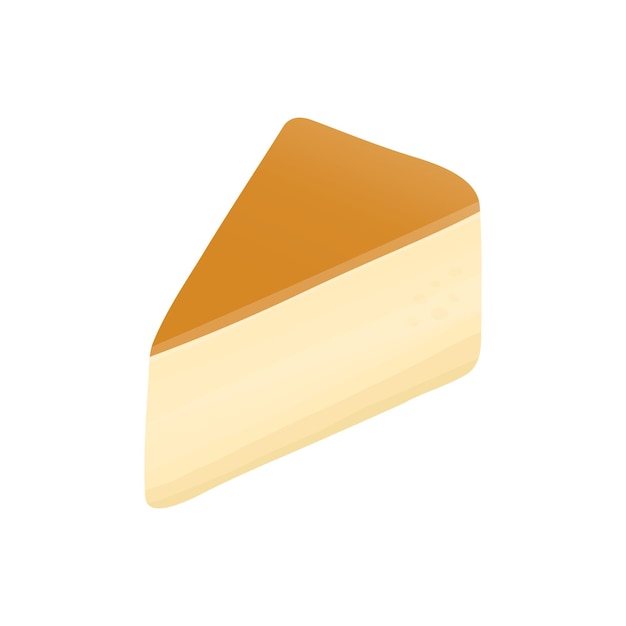 チーズケーキのベクトルイラスト