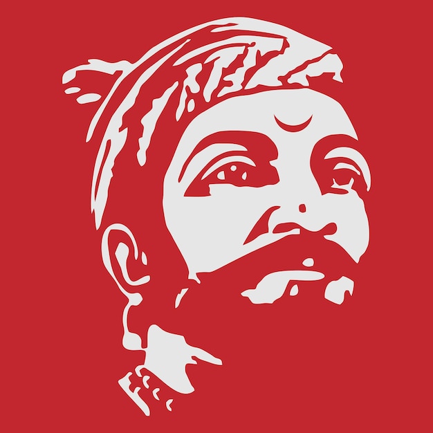 Vector Illustration of Chhatrapati Shivaji Jayanti