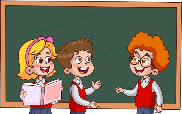 Vector illustration of children education concept