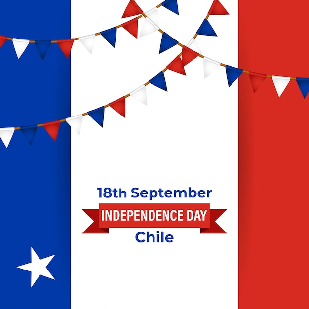 Vector illustration for chile independence day