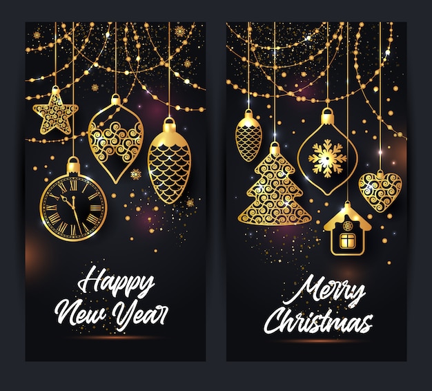 Vector illustration of christmas background