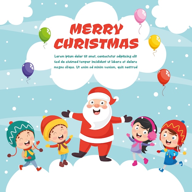 Vector illustration of christmas