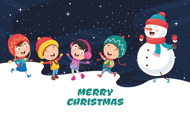 Vector vector illustration of christmas