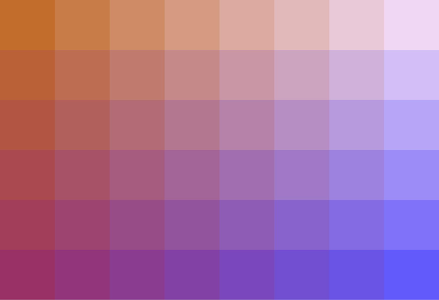 Vector illustration of color swatch Vector gradient flat colors palette swatches set