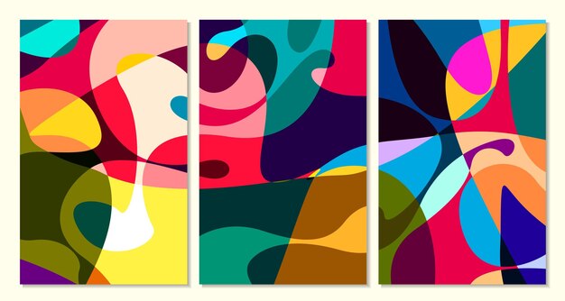 Vector Illustration colorful liquid and fluid abstract for banner template