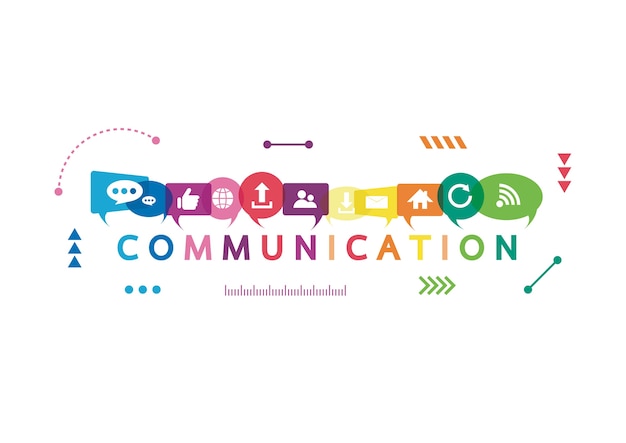 Vector illustration of a communication concept