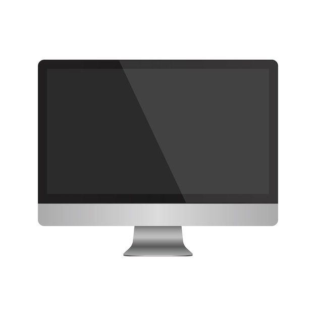 Vector Illustration of Computer Screen