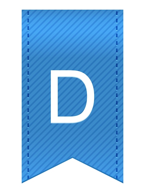 Vettore concetto di illustrazione vettoriale di nastro blu isolato su sfondo bianco