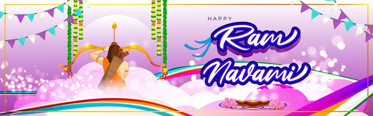 Vector vector illustration concept of shree ram navami