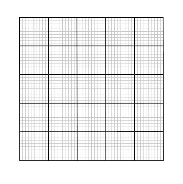 Vector illustration of corner rulers from isolated on white background blue plotting graph paper gri
