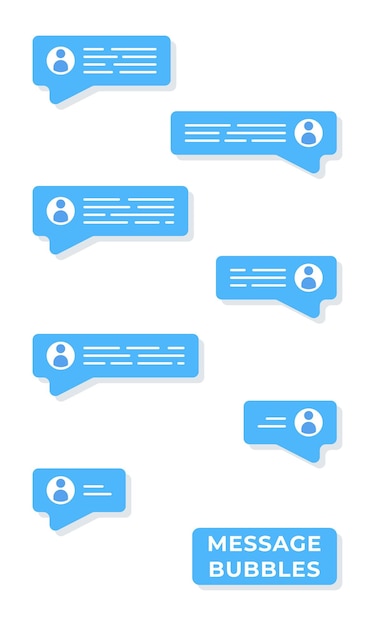 Vector illustration of correspondence in the social network. chat between two people. work correspondence. information. colleague at work. arrangements for a meeting.