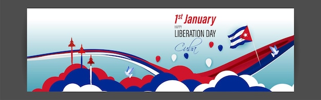 Vector illustration for Cuba liberation day