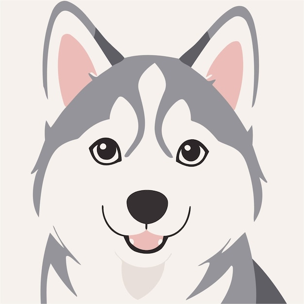 vector illustration of a cute dog for children