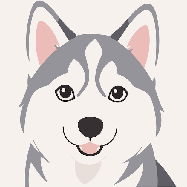 Vector illustration of a cute Dog for children