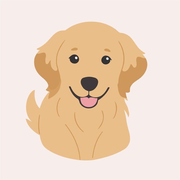 Vector illustration of a cute Dog for kids story book