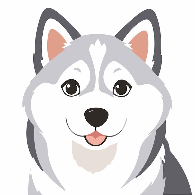 vector illustration of a cute dog for toddlers books