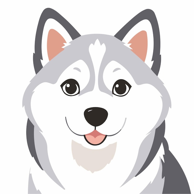 Vector illustration of a cute Dog for toddlers books