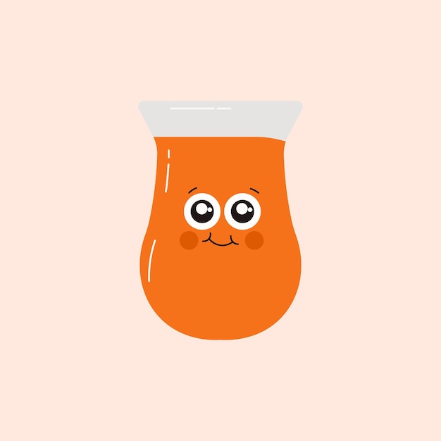 かわいいお茶のベクトル イラスト