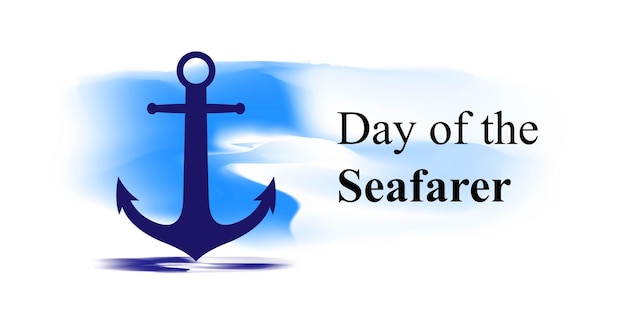Vector illustration of Day of the Seafarer
