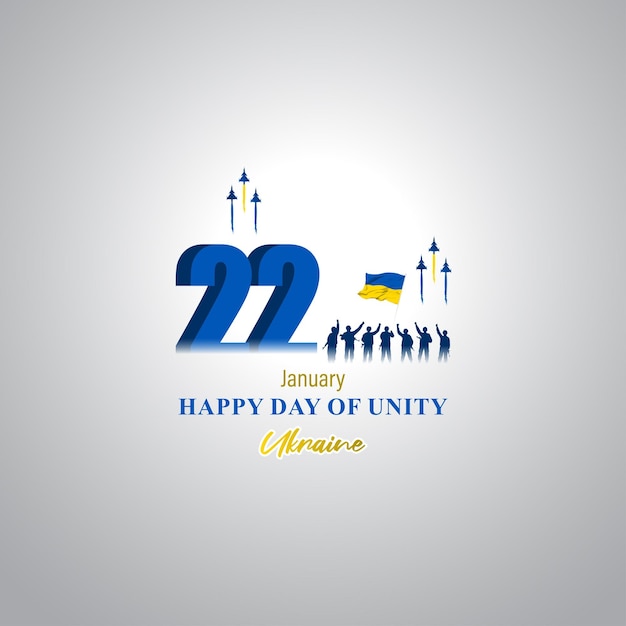 Vector illustration for day of unity of ukraine