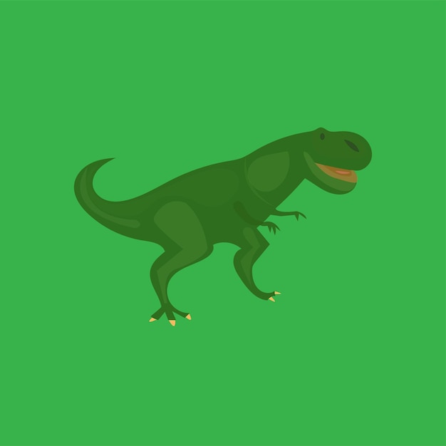 Vector Illustration of a Dinosaur