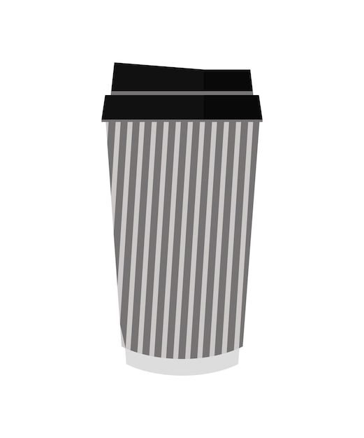 Vector illustration of Disposable Coffee Cup