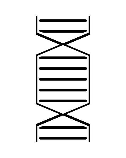 Illustrazione vettoriale del dna