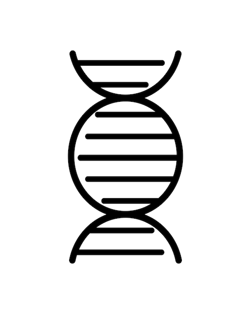 Illustrazione vettoriale del dna