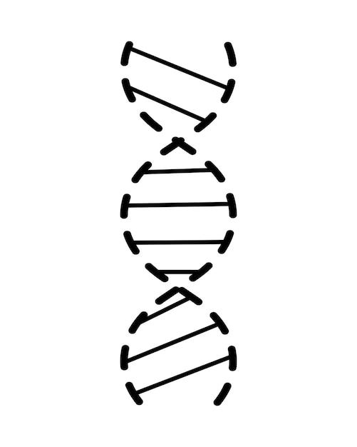 Vector illustration of DNA