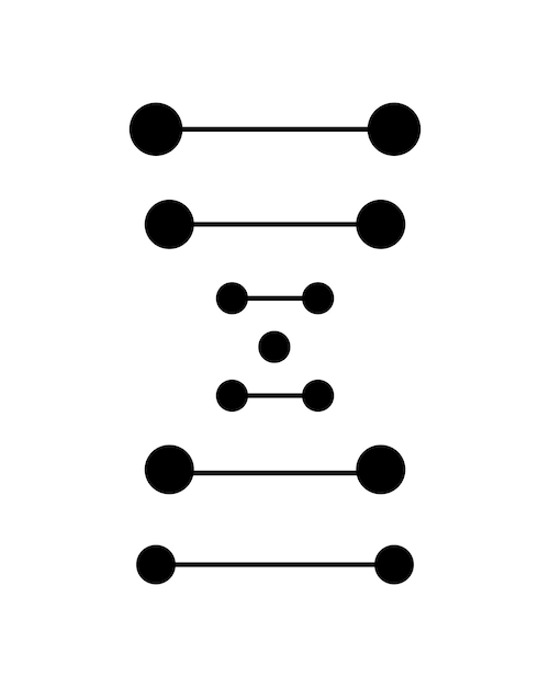 Vettore illustrazione vettoriale del dna