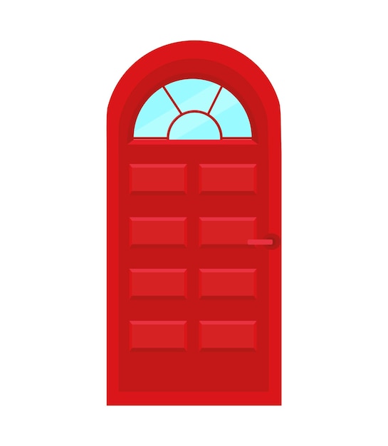 Vector illustration of Door