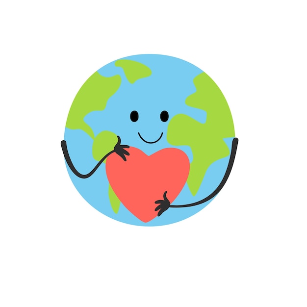 Vector illustration of earth planet