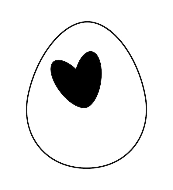 Векторная иллюстрация пасхального яйца
