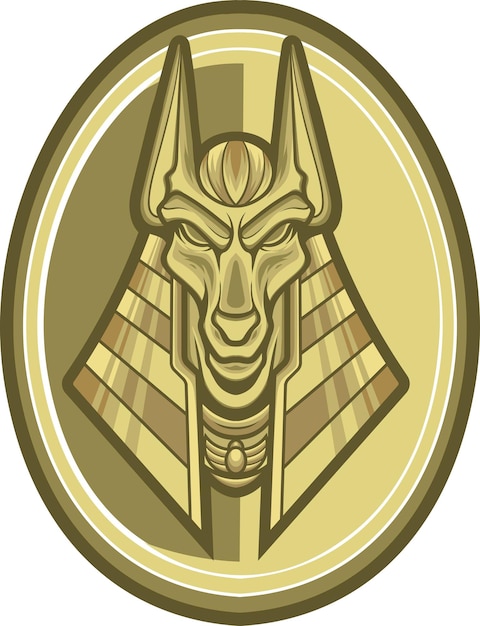Vector vector illustration of egyptian logo template