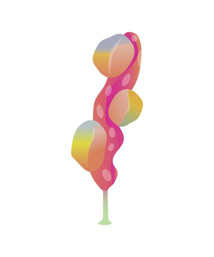 Vector vector illustration of fantasy tree